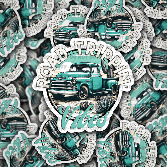 Road trippin sticker