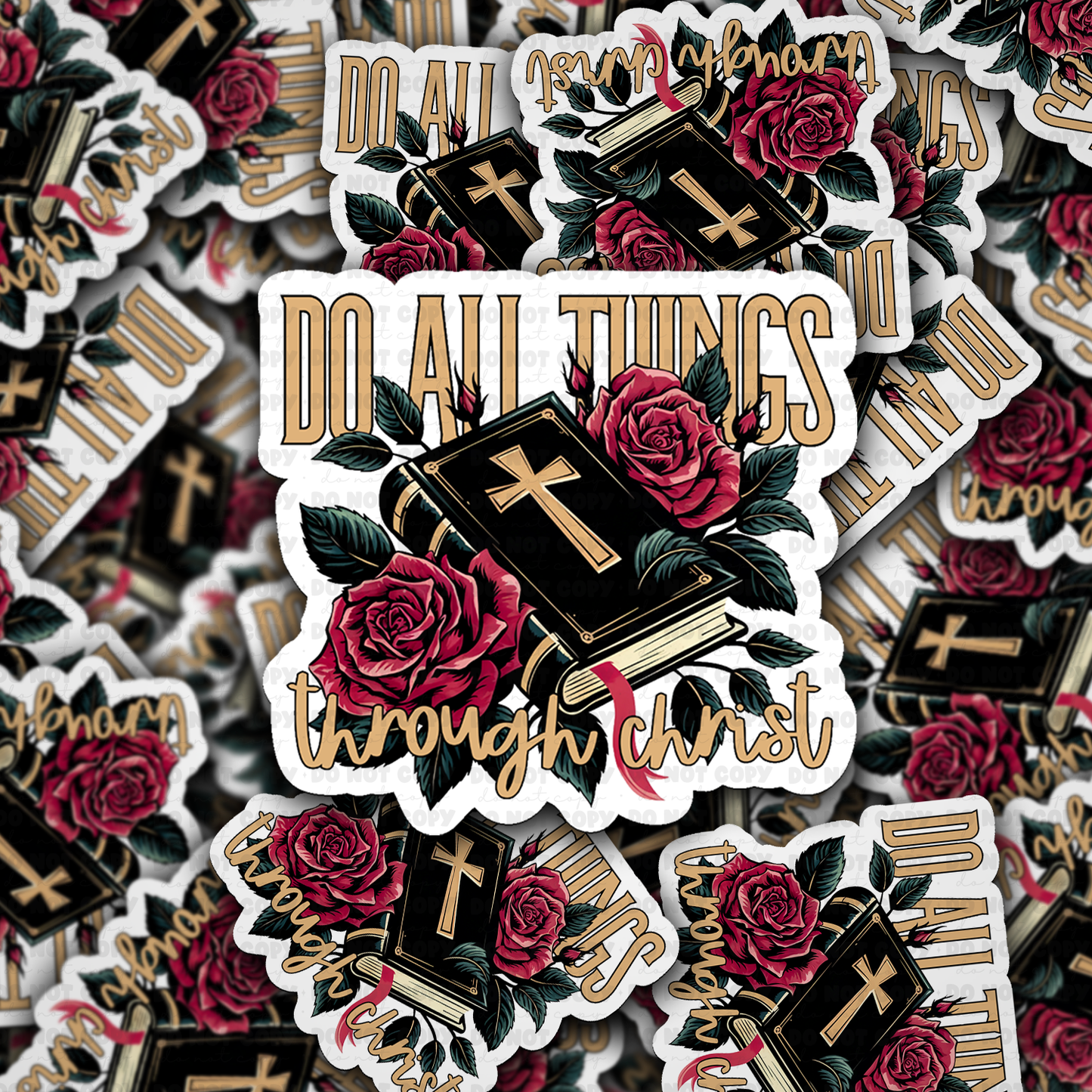 Do all things through Christ sticker