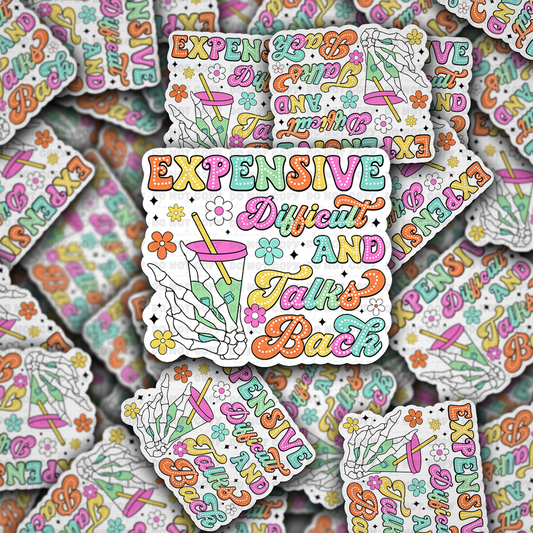 Expensive difficult sticker