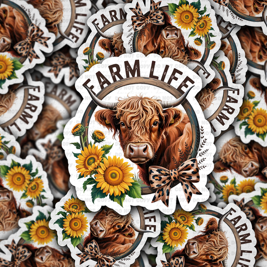 Farm life sticker