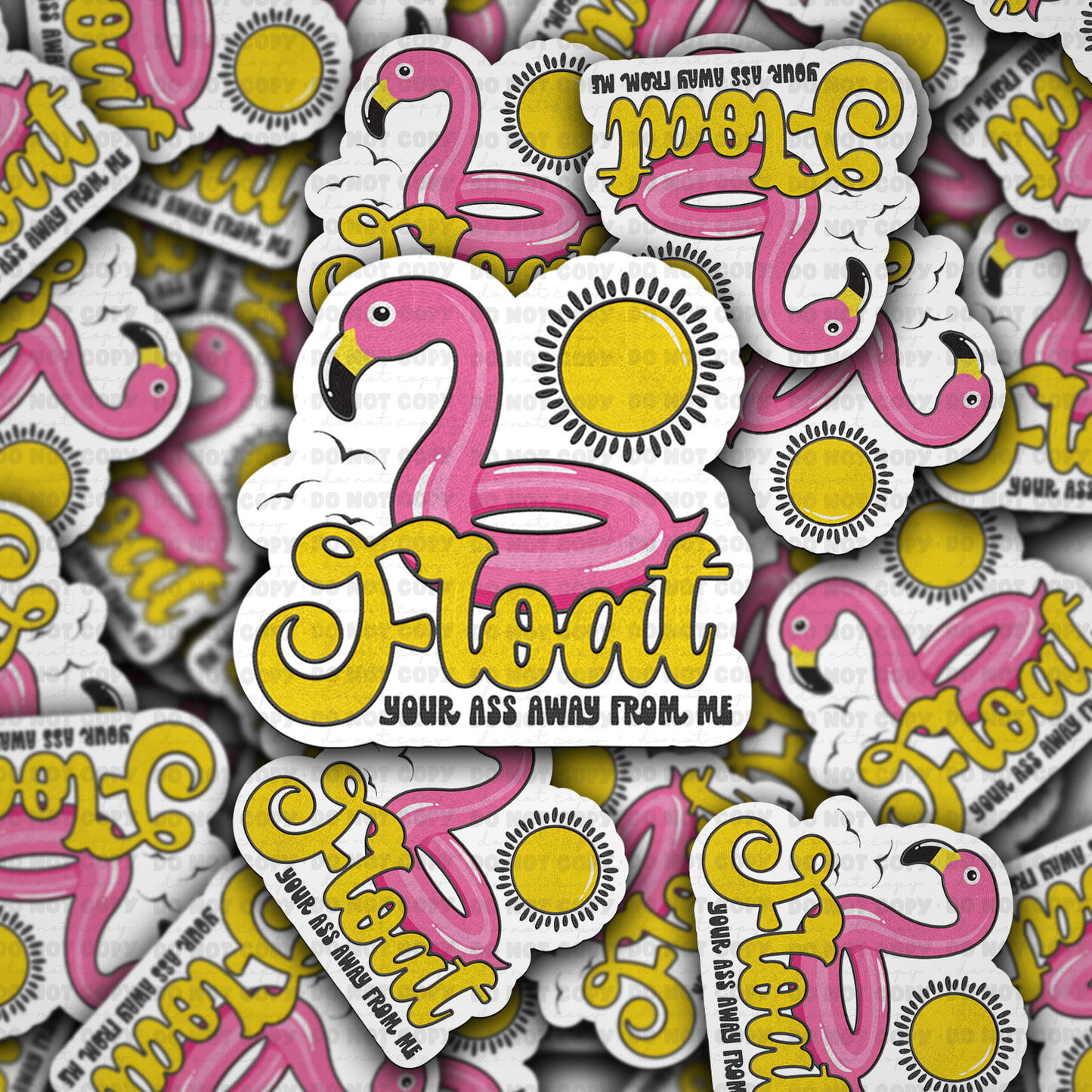 Float your ass sticker