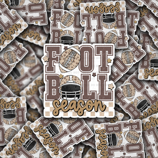 Football season sticker