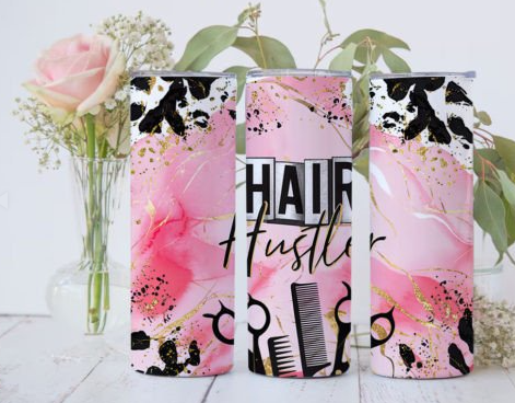 Hair hustler tumbler