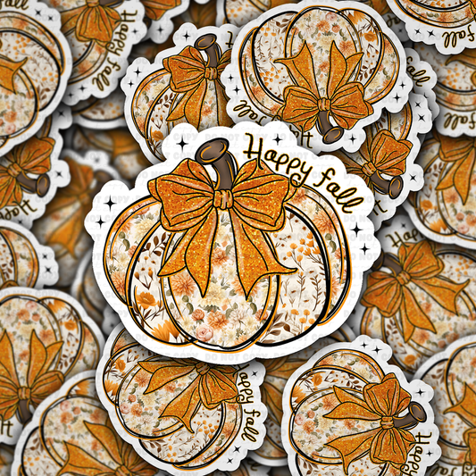 Happy fall sticker