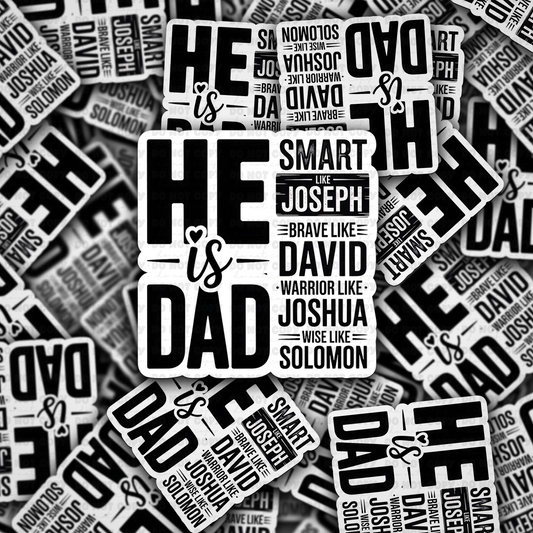 Heis dad sticker
