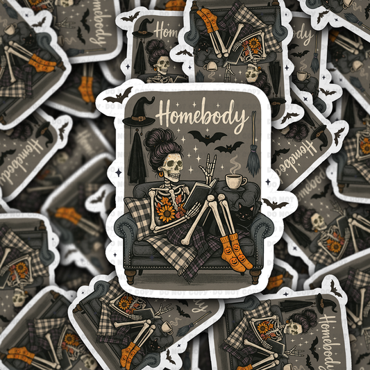 Homebody sticker