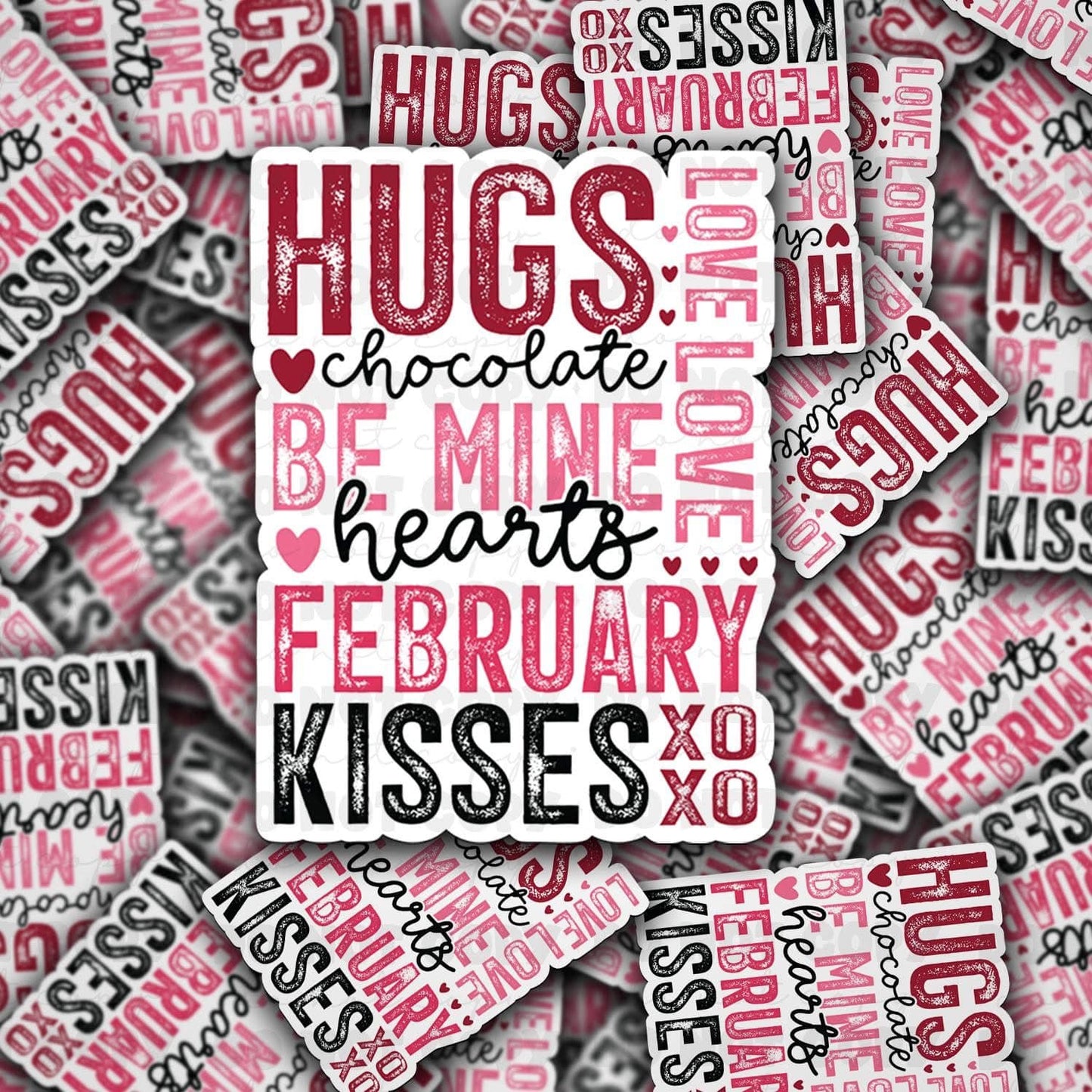 Hugs chocolate sticker