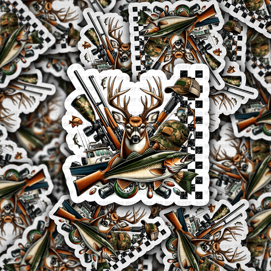 Hunting sticker