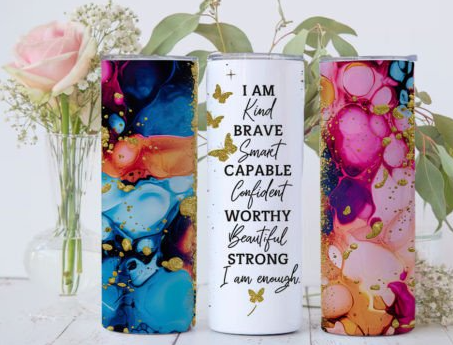I am kind brave sweet tumbler