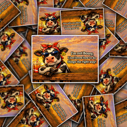 I'm not bossy sticker