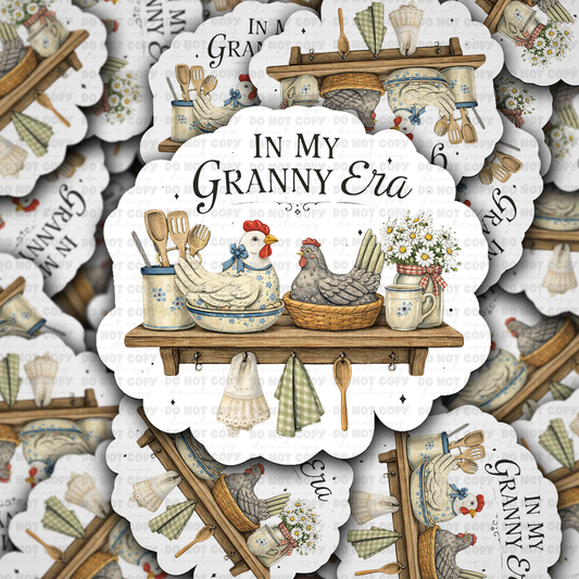 In my granny era sticker