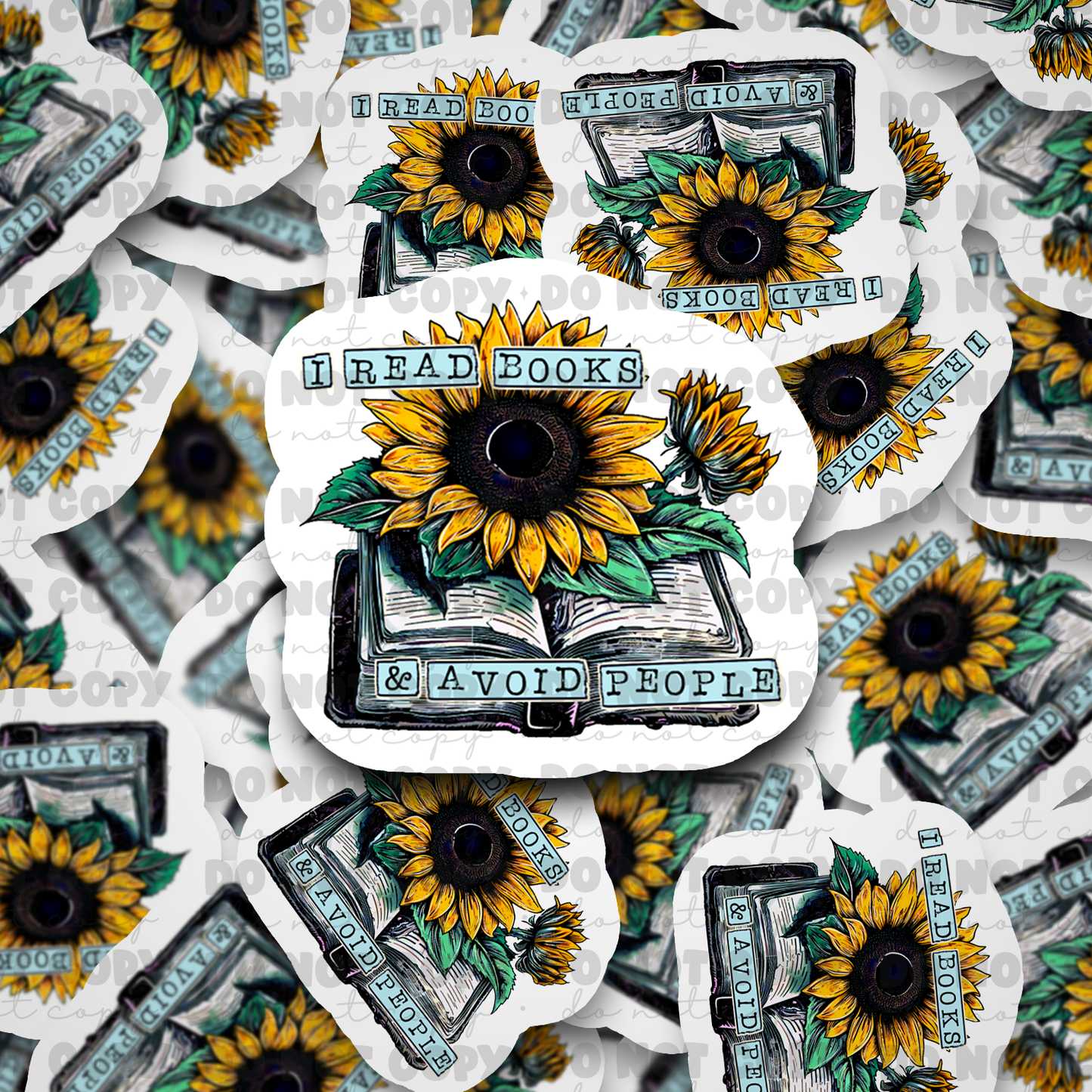 I read books sticker