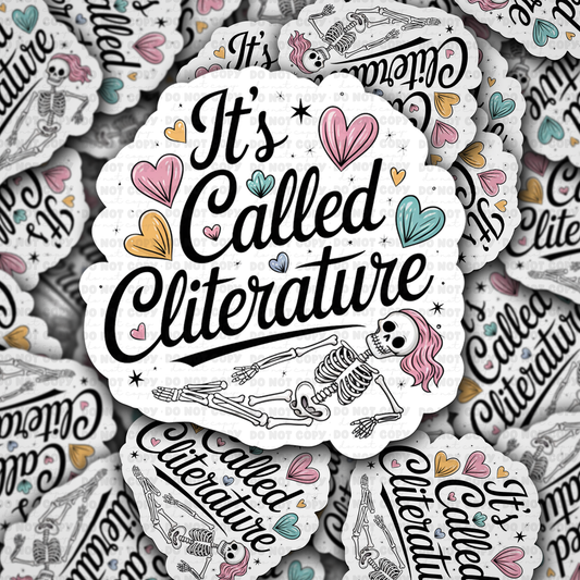 Its called cliturature sticker