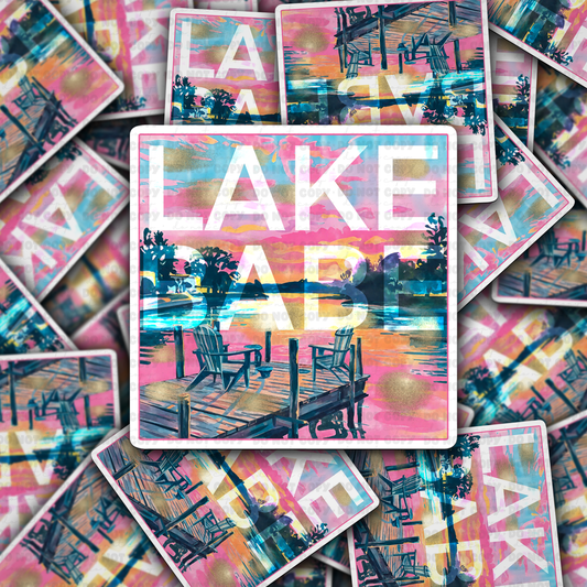 lake babe sticker