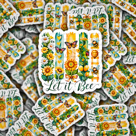 Let it bee sticker
