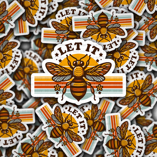 Let it bee sticker
