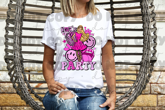 Lets go party shirt