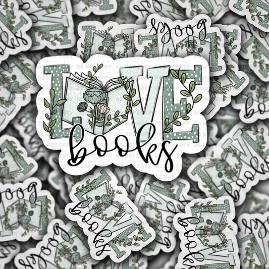 Love books sticker