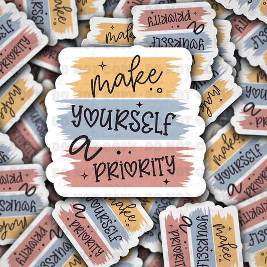 Make yourself a priority sticker