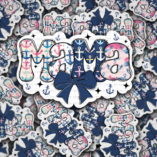 Mama anchor sticker