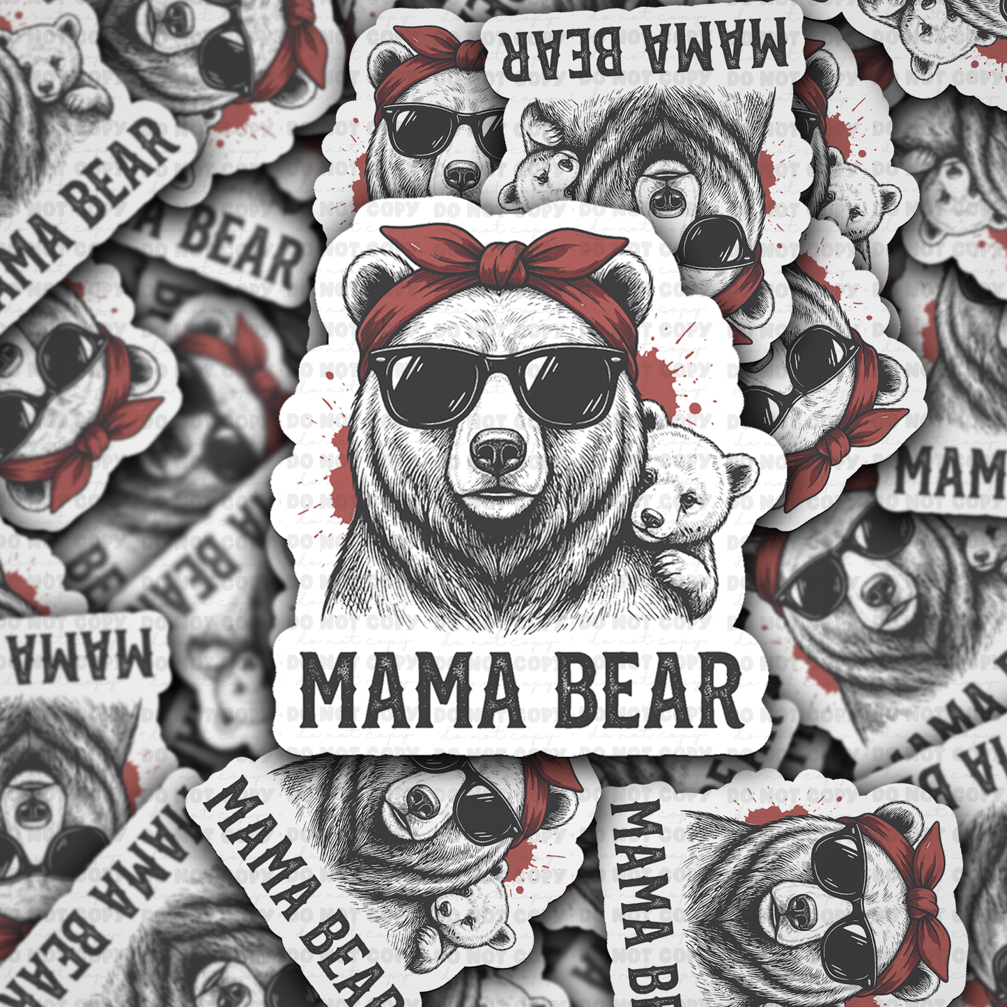Mama bear sticker