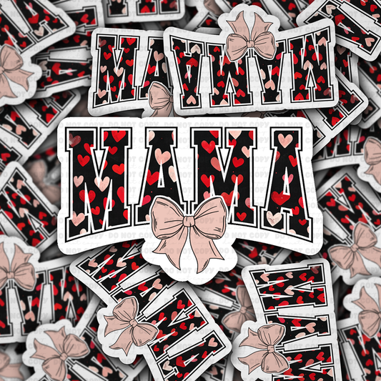 Mama bow sticker