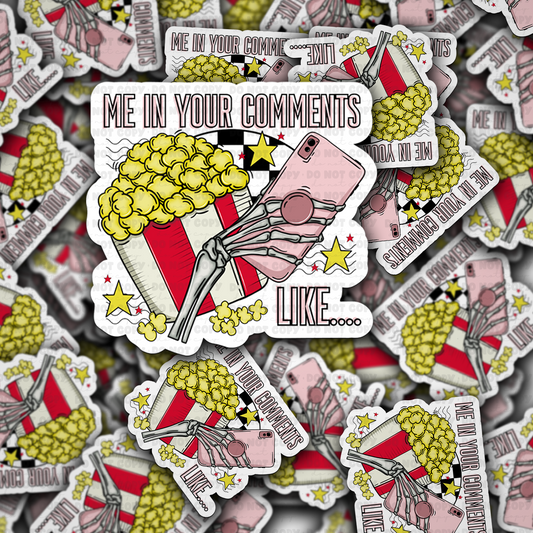 Me in your comments sticker