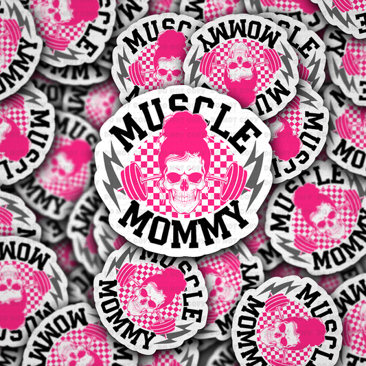 muscle mommy sticker
