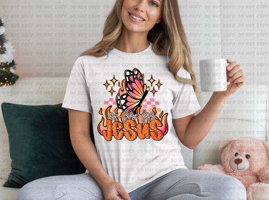 On fire for Jesus shirt