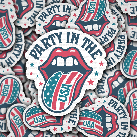 Party in the USA sticker