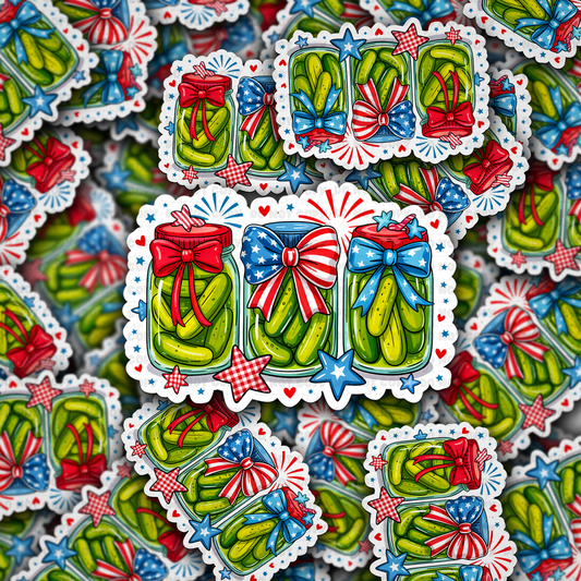 Pickle usa sticker