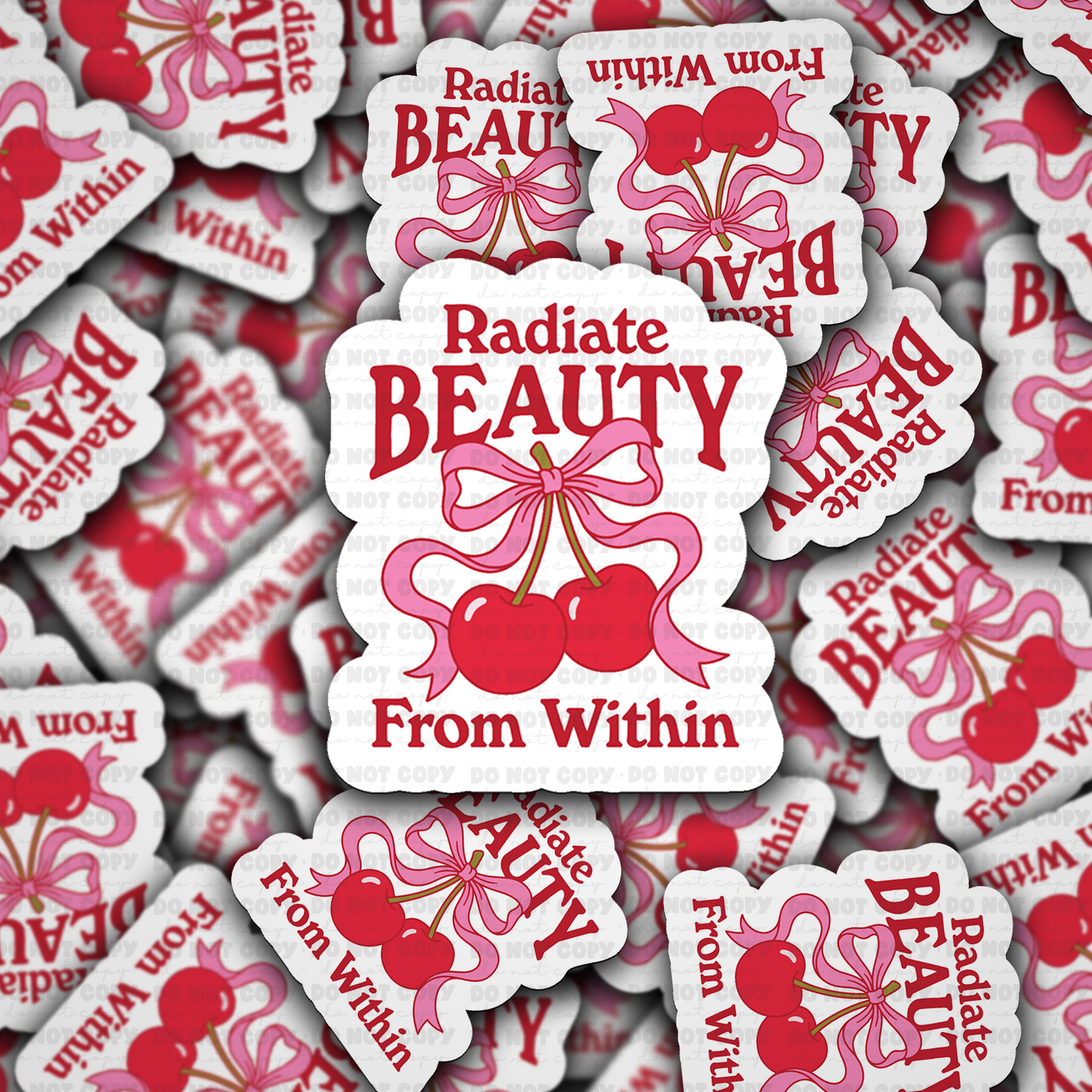 Radiate beauty  sticker