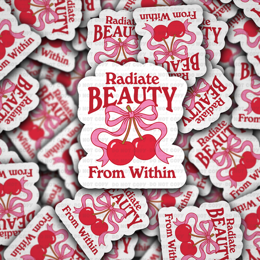 Radiate beauty  sticker