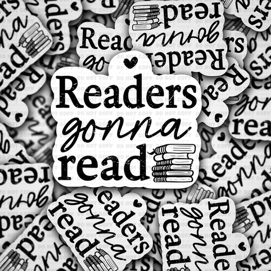 readers gonna read sticker