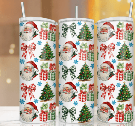 Santa presents tumbler