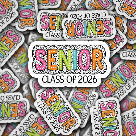 Senior class of 2026 sticker