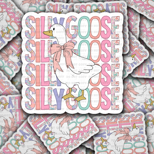 Silly goose sticker
