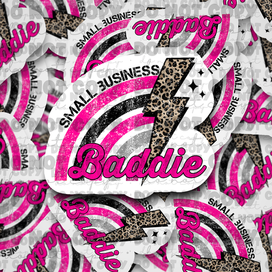 Small business baddie sticker