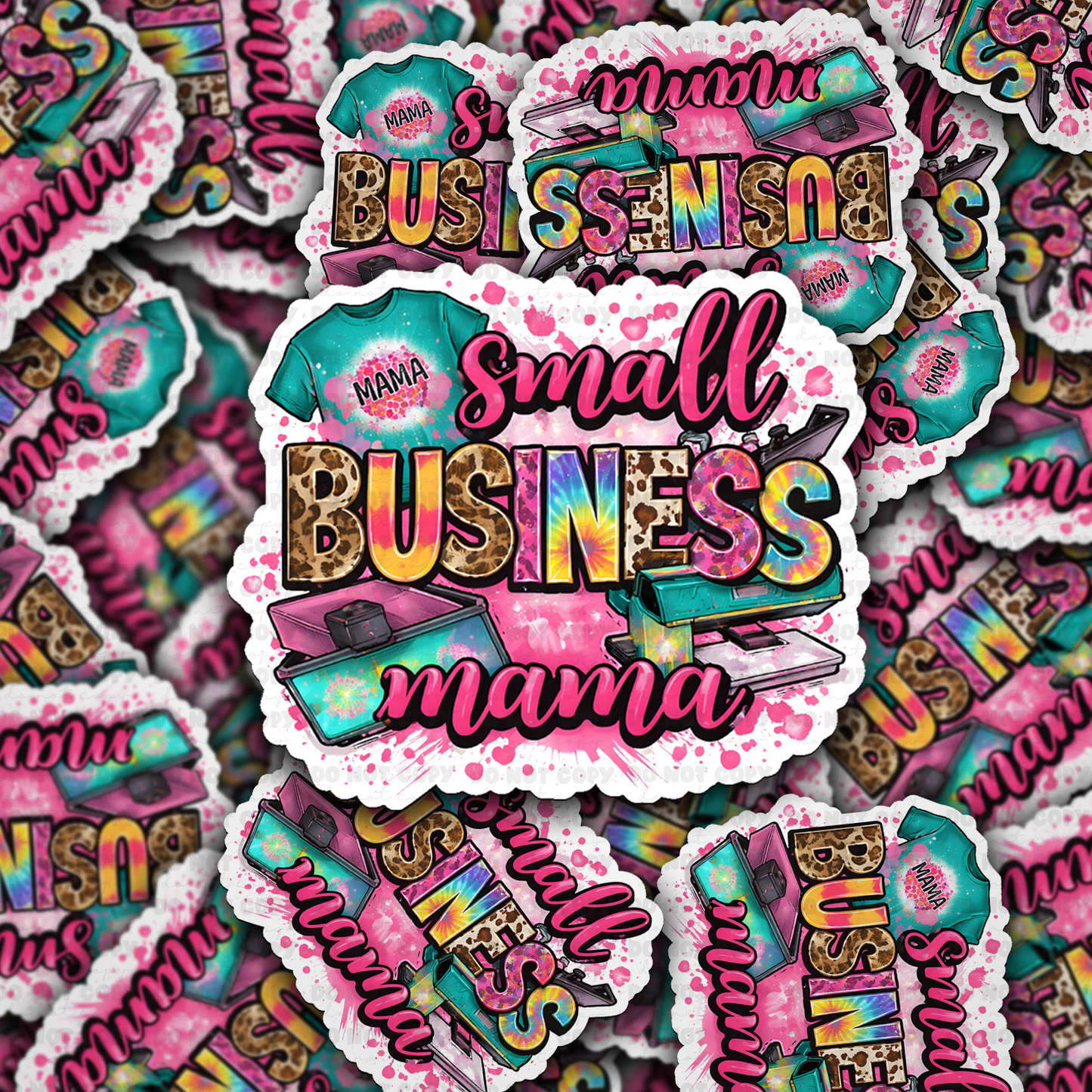 Small business mama sticker