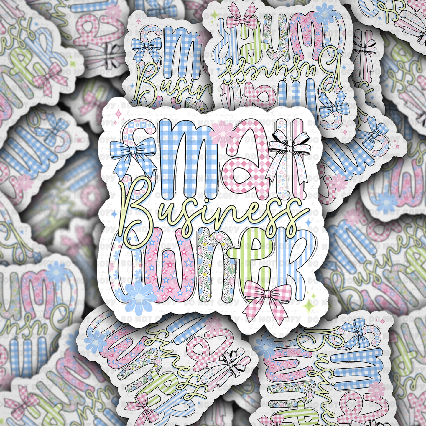 small business owner sticker