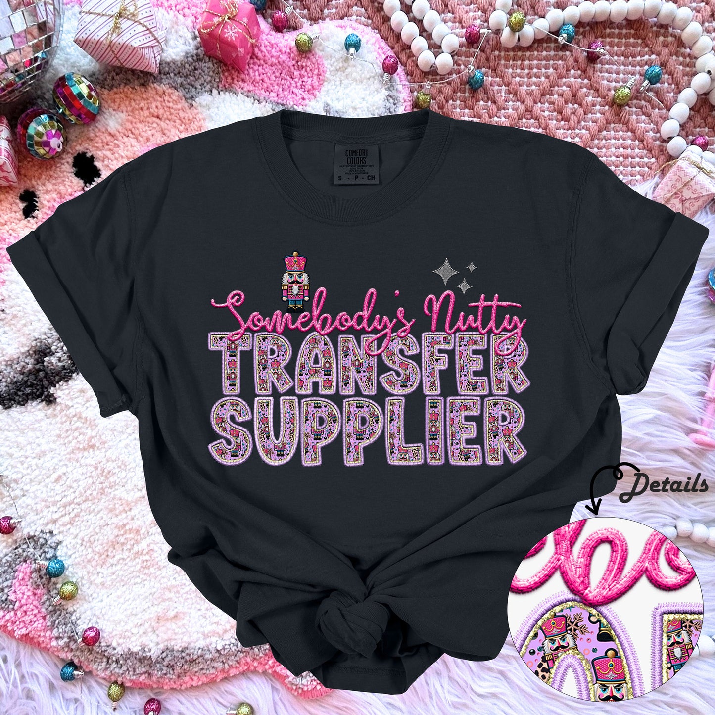 somebody's nutty transfer supplier dtf print