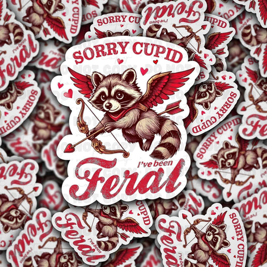 Sorry cupid I've been feral sticker