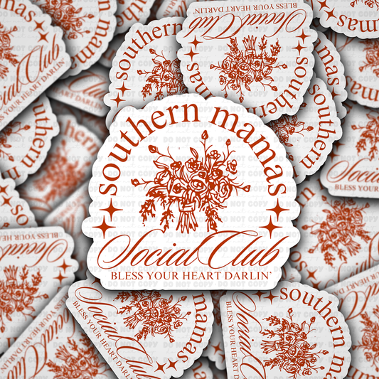 Southern mamas social club sticker
