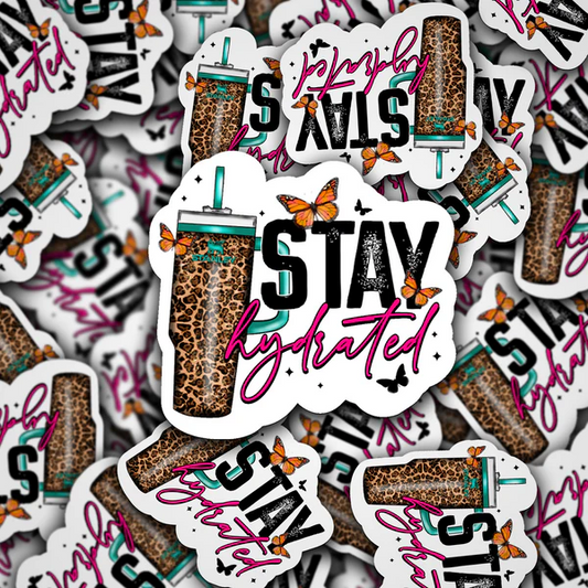 Stay hydrated sticker