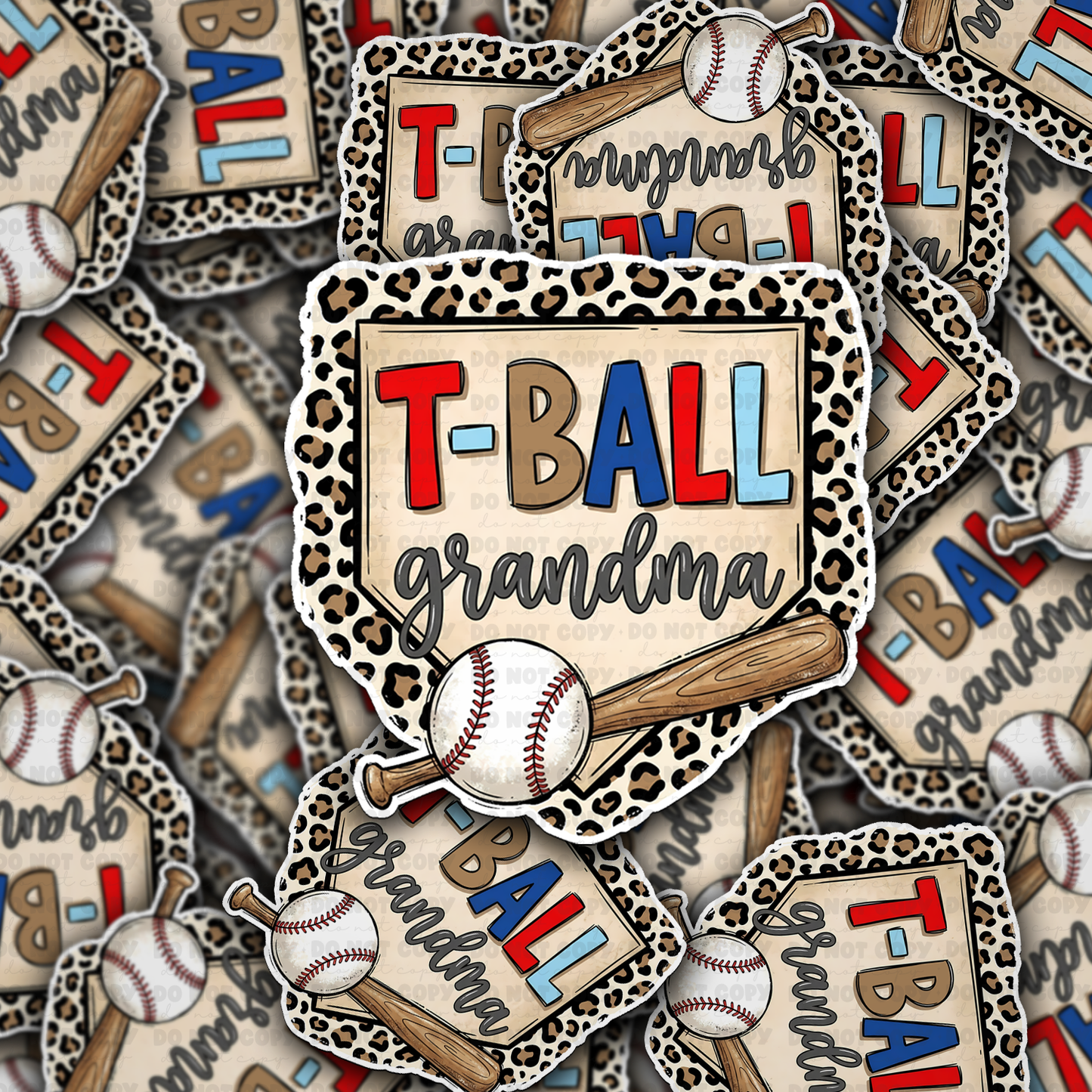 T ball grandma sticker