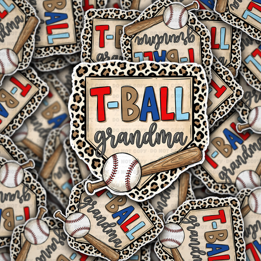T ball grandma sticker