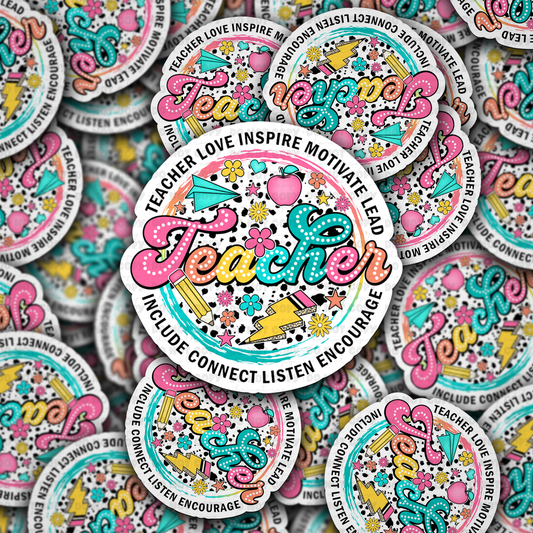 Teacher sticker