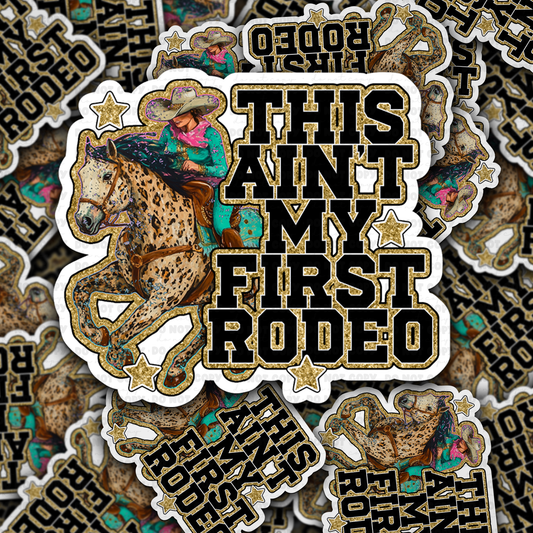 This aint my first rodeo sticker
