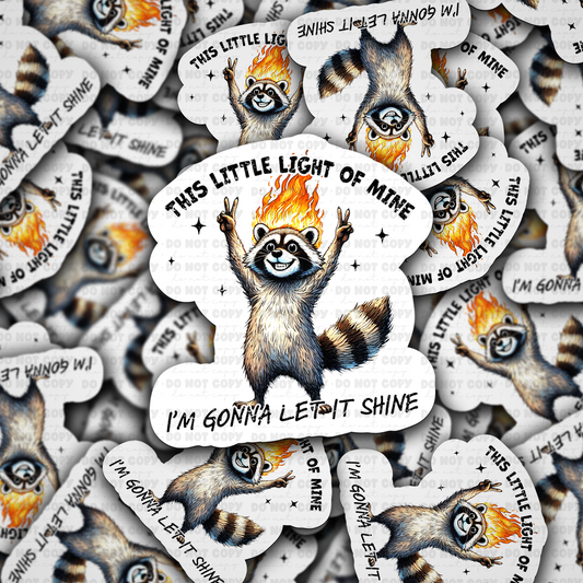 This little light of mine i'm gonna let it shine sticker