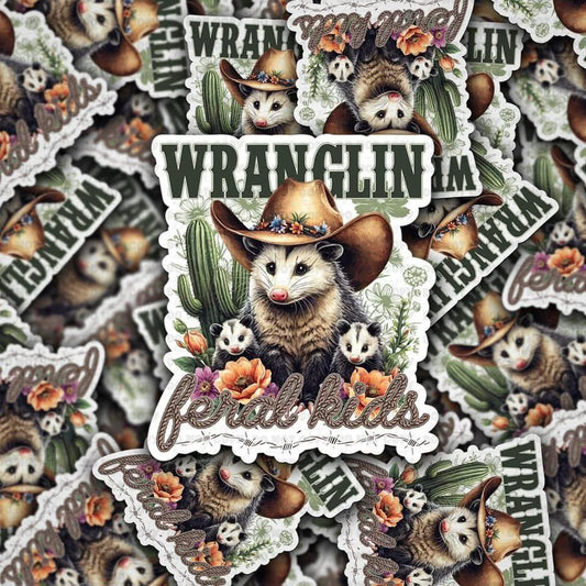 Wraglin feral kids sticker